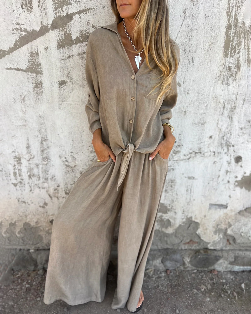 Mireya™ Wide Leg Two-Piece Set