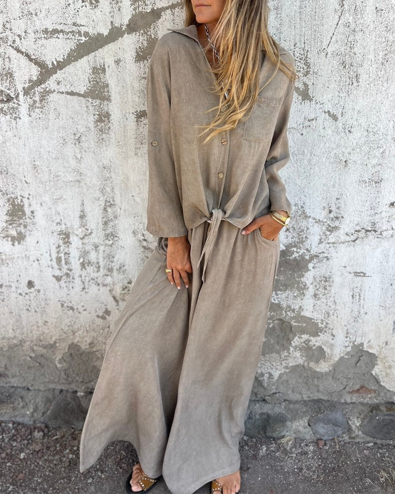 Mireya™ Wide Leg Two-Piece Set