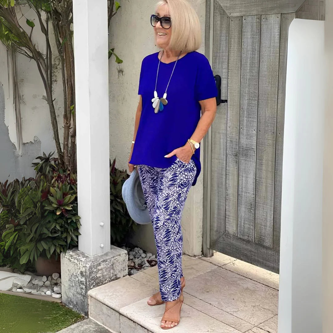Arielle™ Chic Elegant Set ( T-Shirt + Trousers )