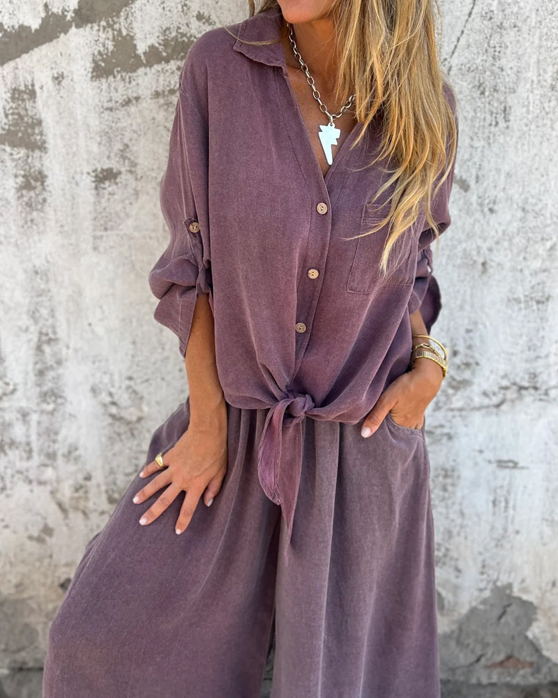 Mireya™ Wide Leg Two-Piece Set